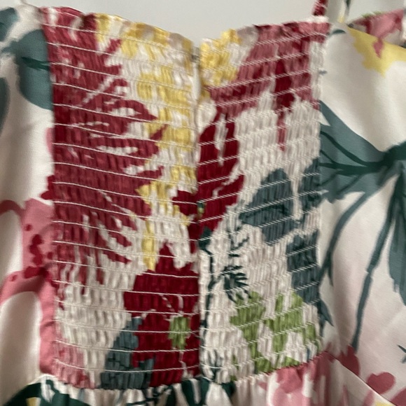 Reformation Marguerite Silk Dress Florentina floral colorful midi - Picture 7 of 10